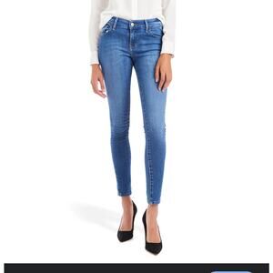Mott & Bow Beekman Skinny Mid-Rise Jeans - Size 29, Medium Blue